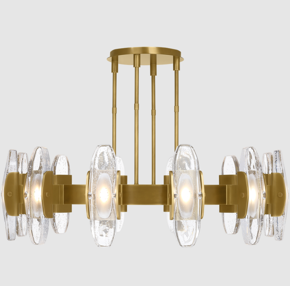 Custom Design Copper Body Pendant Light with 50000 Hours Lifespan for Luxury Dining Room