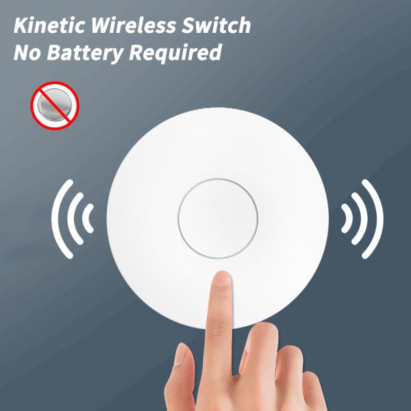 Da tomada eletrônica de controle remoto da UE do soquete de lâmpada de SIXWGH interruptor impermeável da energia cinética