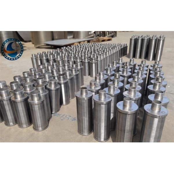 0.5mm Slot Stainless Steel 316l Wedge Wire Screen Nozzle With 1