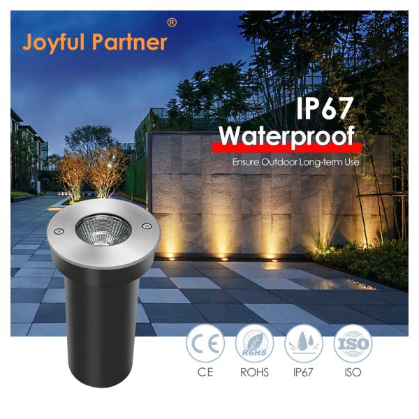 Lampe d'escalier en aluminium IP65 imperméable à l'eau AC100-240V COB LED 6W avec boîte de montage