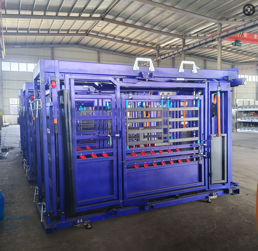Heavy Duty Hot Galvanizzed Cattle Crush With Weighing System