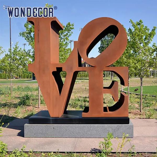 Конспект сада большой скульптуры Кортен 230км стальной современный открытый