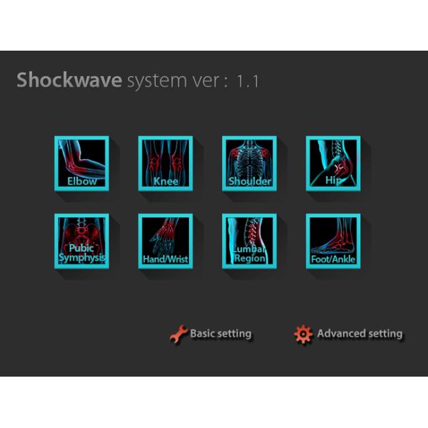 Electronic Shockwave Therapy Equipment Knee Arthritis Symptom Therapy 1 - 16HZ