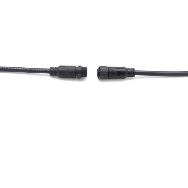 Outdoor 2 Pin Waterproof LED Connector , IP67 Waterproof Cord Connector