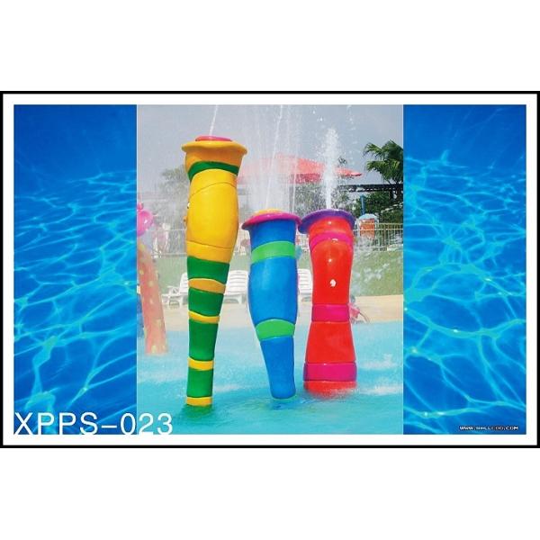 Customized Carp Carton Spray Park Aqua Park Equipment For Children / Kids Fun
