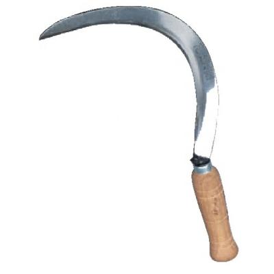 Sharpened Cutting Edge Sickle 40cm for Agriculture Harvesting Bright Finish Uncoated