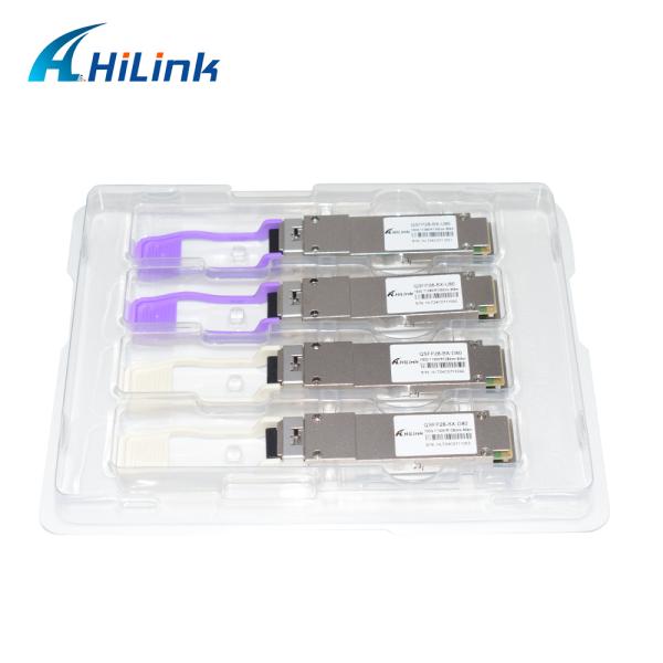 HL-QSFP28-100G-80 100Gb/s QSFP28 BiDi 80km Transceiver Hot Pluggable Simplex LC Connector EML+PIN with SOA Single mode DDM