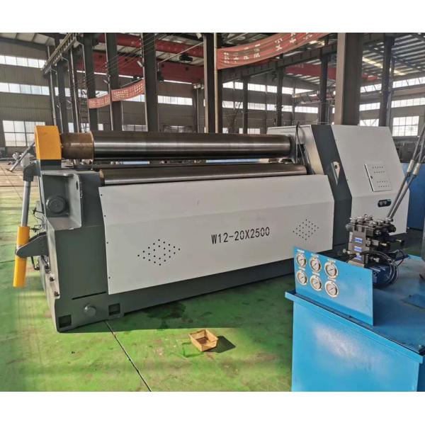 Carbon Steel CNC Hydraulic 4 Roll Plate Bending Machine 20x2500MM