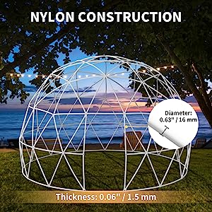 Luxury Large Glamping Tent Outdoor Geodesic Dome Tent Event Dome Outdoor With Shower Toilet, Canopy Gazebos Screen