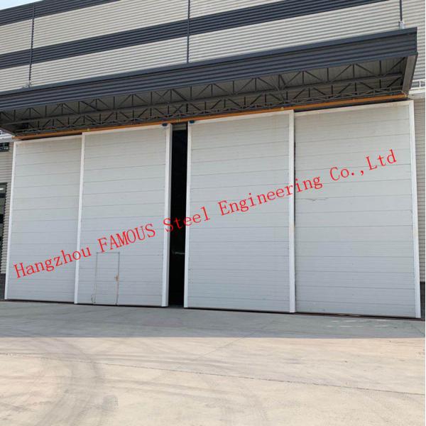 Industrial Steel Structure Aircraft telescopic Hangar Sliding Door