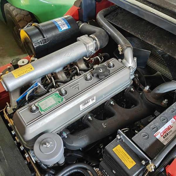 Container Mast 4.5m 5 Ton Diesel Forklift Truck With Cabin Heater Sideshift