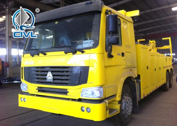 Sinotruk Howo 8x4 Heavy Duty Tow Truck WD615.47 Engine 20-50t capacity