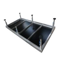 Dobradura portátil da plataforma da fase da liga de alumínio para o resto exterior da água do concerto