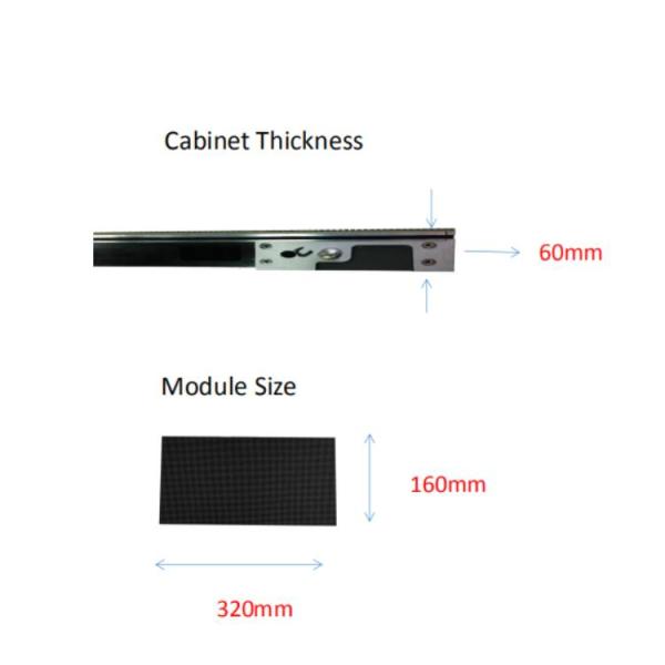 Custom P2 P2.5 P3 Led Screen Led Perimeter Display Indoor Outdoor