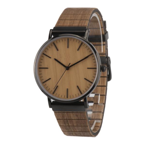 Boyear Mens Stainless Steel Case Wooden Wrist Watch ,Ladies Fashion Dress Bamboo Watch OEM,Couple wrist watch