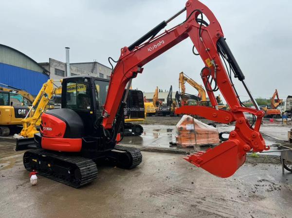 6.5 Ton Secondhand Digger Used Mini Excavator Kubota Kx 165