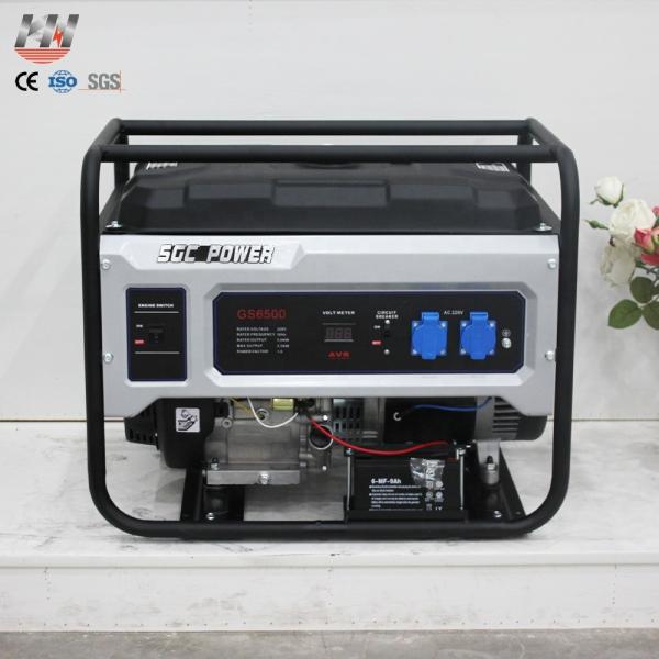 Single Cylinder 4-Stroke Air Cooled 6.5HP Generador Trade / Small 3 Phase 3000W Gasoline Dual Fuel LPG Power 3 kW Gas Generator