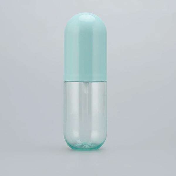 40/60 ml SPRAYER PUMP PET Capsule Spray Flask em cores bonitas para água de essência portátil