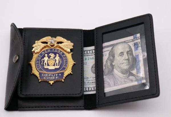 Gold Plating HPD Zinc Alloy 3d police badge with gold plating