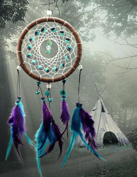 Party Decoration pretty Colors Available Wholesale Indian Feather Dream Catcher