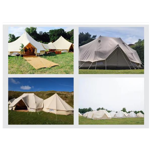 Waterproof Outdoor Safari Glamping Canvas Tent For Awning Rain Cover Tent