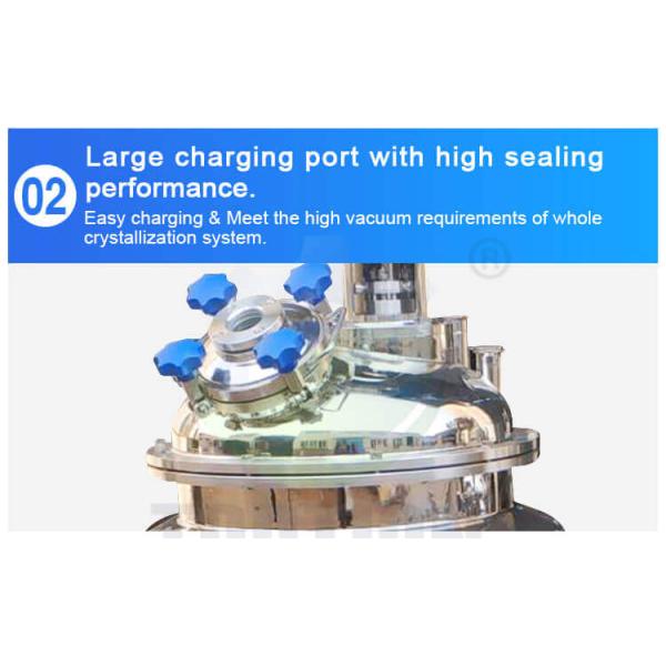 Stainless Steel Crystallization Reactor Toption 50L Jacketed Reactor