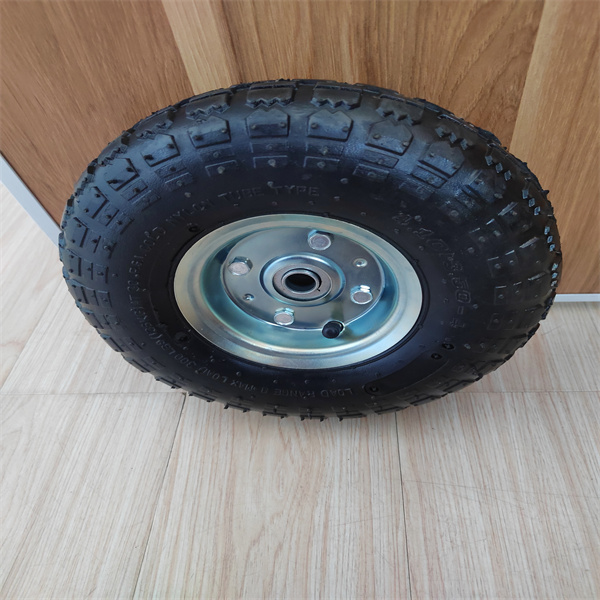 4.10 3.50-4 Pneumatic Trolley Wheels Durable Pneumatic Trolly Wheels For Baby Cart