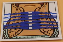 RoHS Unisex Silicone Rubber Supplies Shoe Lace Elastic Practical