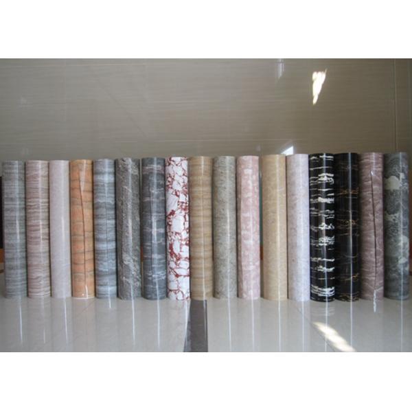Doors Pvc Imitation Marble menbrane Decorative Film For Furniture