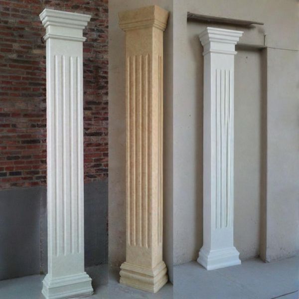 Decorative Foam Trim Molding Stucco Arch Interior Roman Column