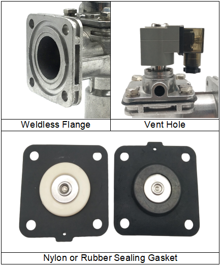 Goyen Type CA25FS 1'' Flange Dust Collector System Pulse Jet Valve