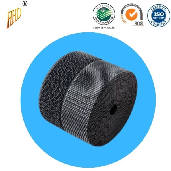 Flame Retardant Injection Molded Hook and Loop Tape Roll | Fire Resistant Hook Fastener Strap | Industrial Grade Hook Tape