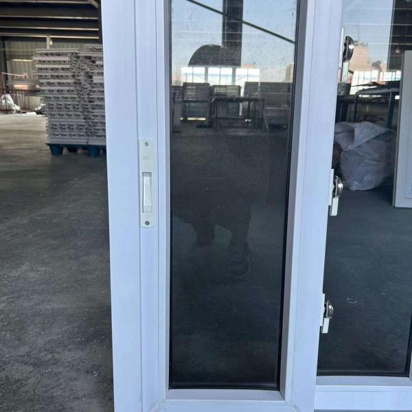 Ventana de vidrio corredera de plástico de alta calidad con pantalla de insectos para el salón del hotel