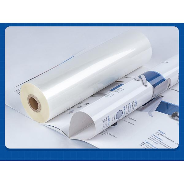 Glossy BOPP Thermal Laminating Film EVA Pre-coated 18-27 Micron Custom Width and Length Film for Paper Printing