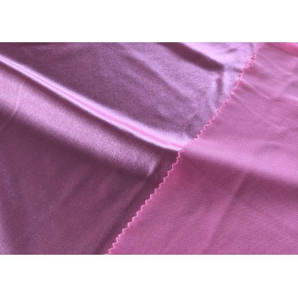 Повторно использованное сияющее простирание сатинировки связало ткань лайкра нейлона для пижам платья