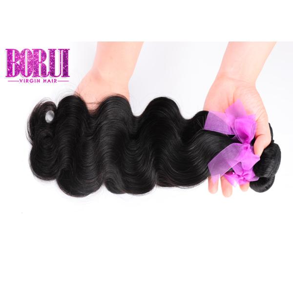 Unprocessed 8-30 Inches Malaysian Hair Weave , Malaysian Hair Extensions