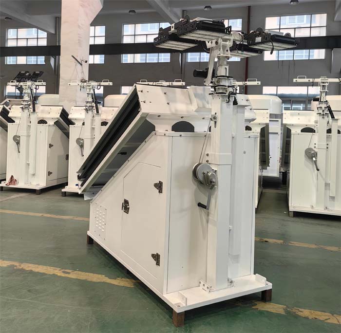 3*400W Скид солнечная маячная башня без колес
