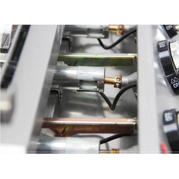 Factory Price Smokeless Barbecue  6 pcs burner Gas CStainless Steel BBQ Grill Ceramic Infrared Burner