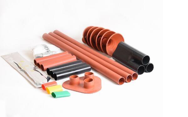 Black 1000mm Cable Thermal Shrinkable Terminal Head