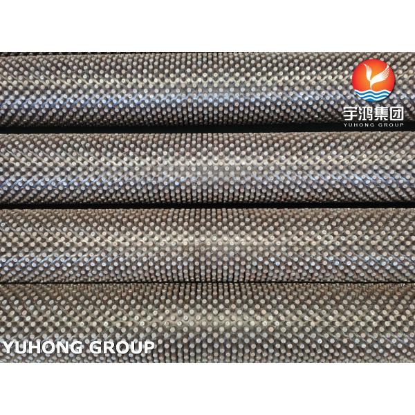 ASTM A213 Alloy Steel Seamless T22 Studded Tube , Tubo Aletado