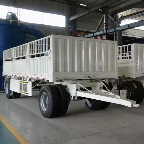 CIMC 1/ 2 Axle Steel Material Wall Side With Moving Turn Full Tractor Truck For Sale