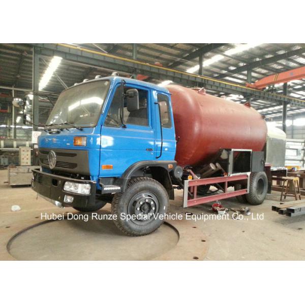Road Bobtail LPG Gas Tanker With Mobile Dispenser , Bobtail Propane Delivery Truck