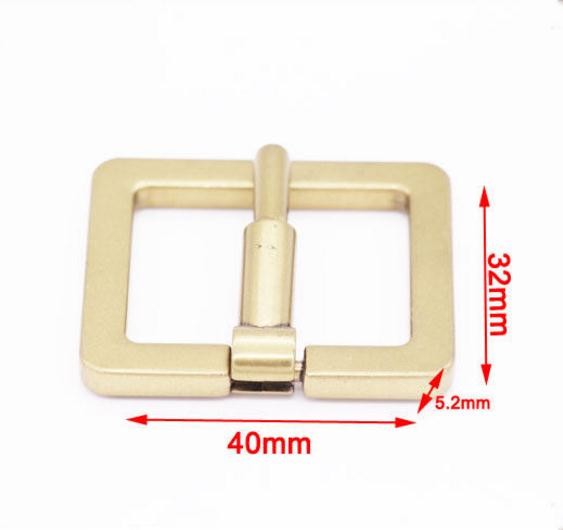 Пряжка сумки оборудования рюкзака металла квадрата античная латунная почищенная щеткой регулируемая