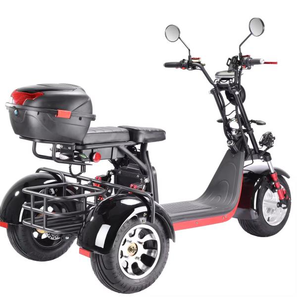 Citycoco 3 Wheel Electric Scooter 3000w 2000 Watt Citycoco Two Seater Wide Wheel Road