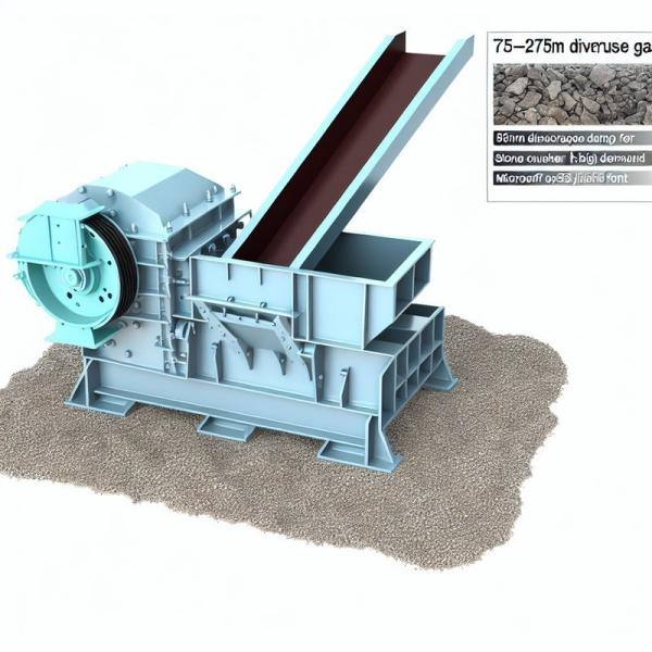 マウスクラッシャーマシン 75-275mm 鉱山のための放出ギャップ