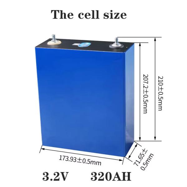 Deep Cycle phosphate Lithium Ion Polymer Rechargeable Battery Lifepo4 Cells 302Ah 304Ah 310Ah