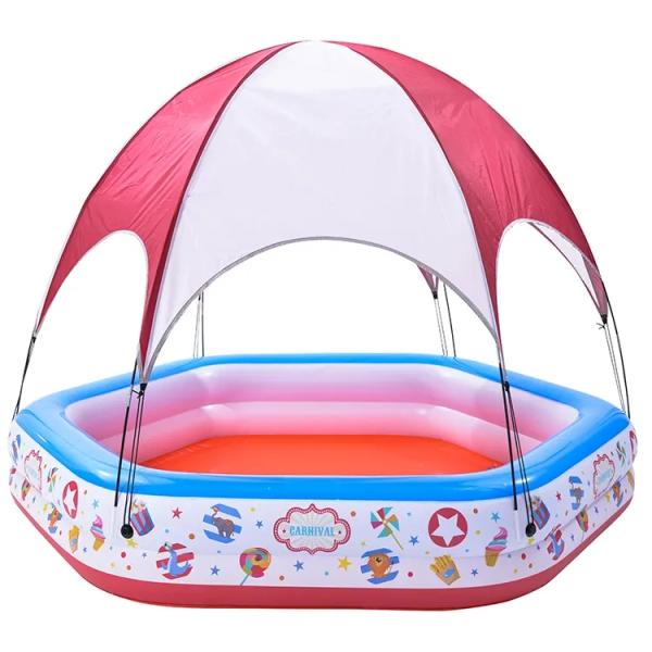 Not Coated Sail Finishing Children Inflatable Circus Tent Pool for Full-Sized Family