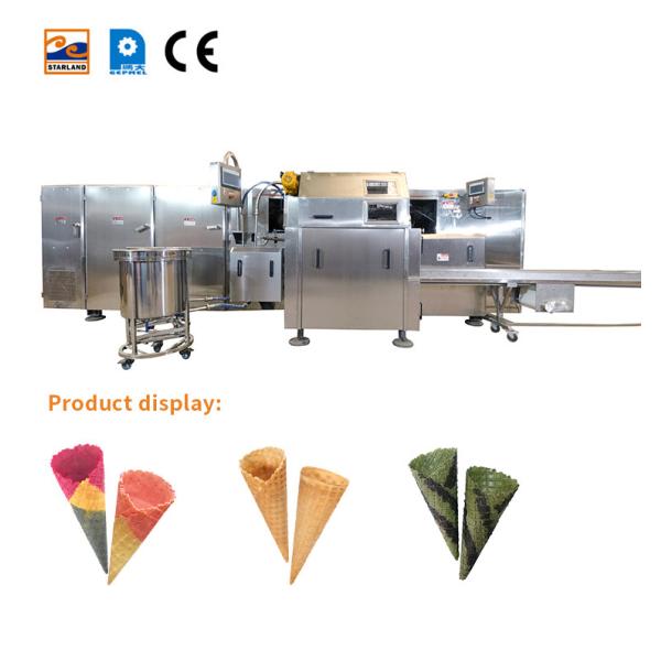 Конус сахара и линия автоматического производства корзины вафли, 137 шаблонов нержавеющее Stee выпечки литого железа.