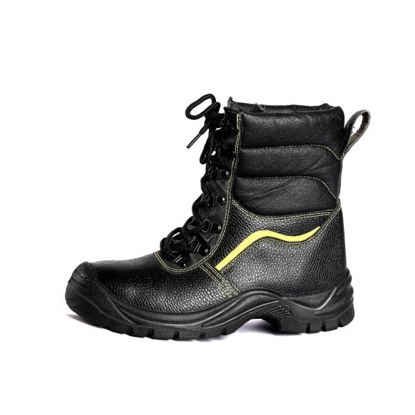 Shengjie Black Footwear Lace Up Cut Steel Toe PU Sole Protection Shock Function Anti Slip Work Boots Safety Shoes