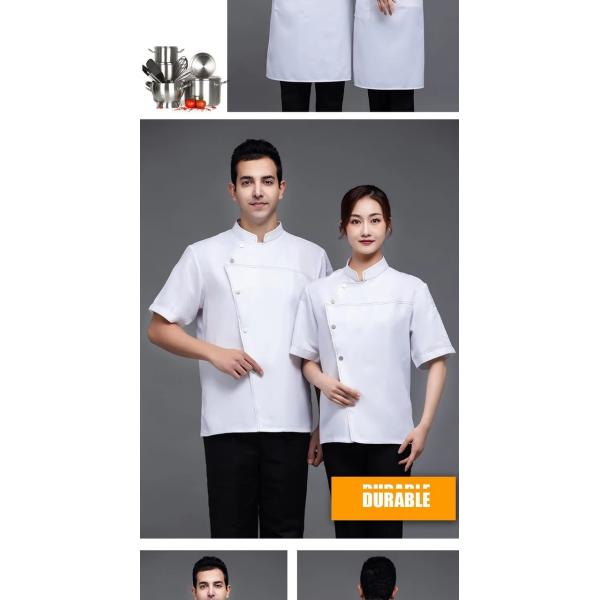Fashion Restaurant Kichen Cooking Clothes Chefs Works Jacket Clothing Uniform Designs For Men And Women